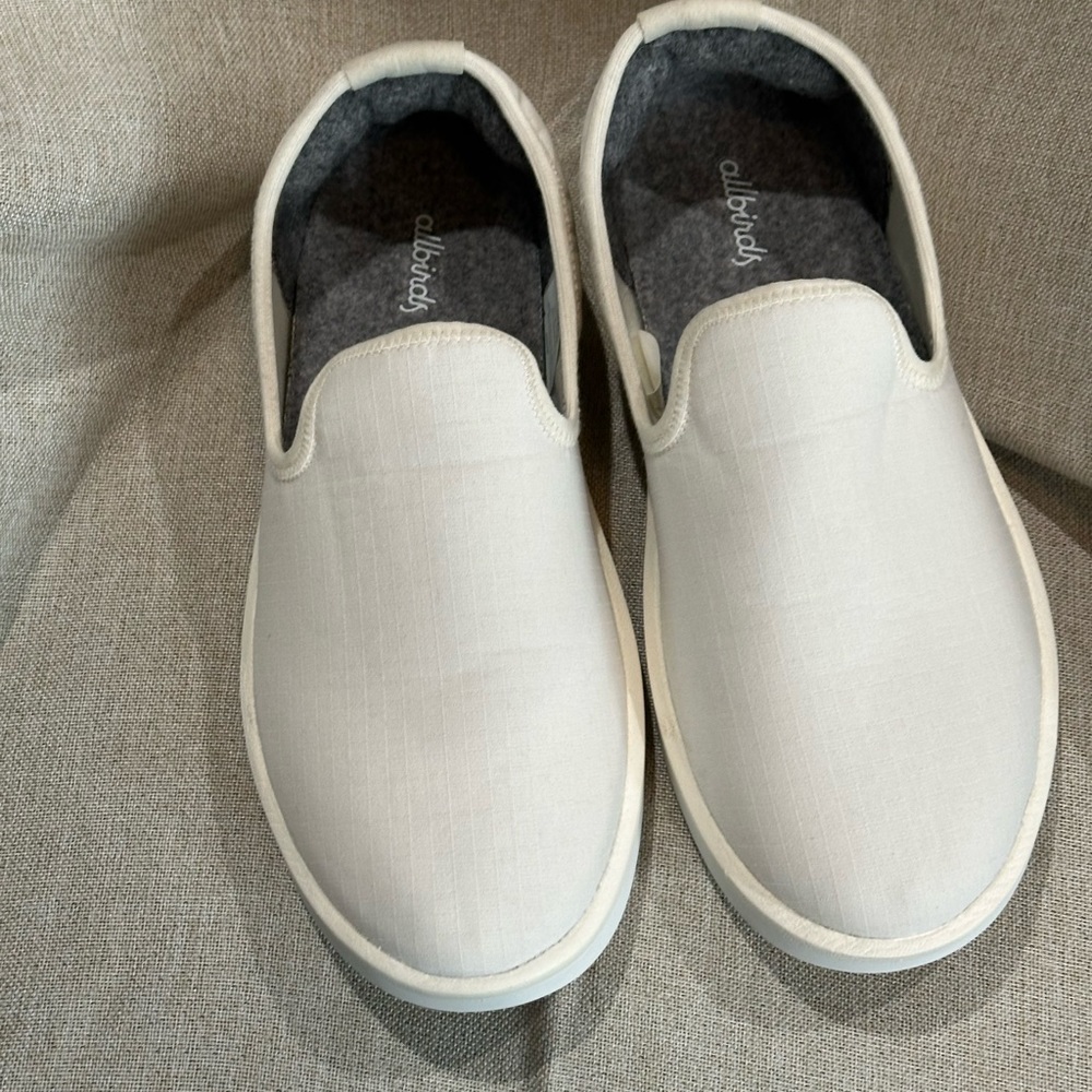 Allbirds Wool Loungers Woven, Natural White (Blizzard Sole)